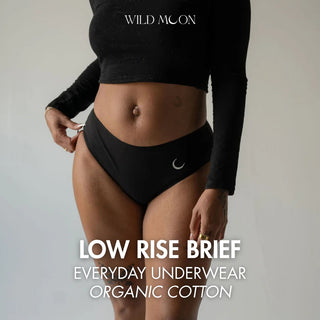 EVERYDAY Low Rise Brief - Black (Organic Cotton)