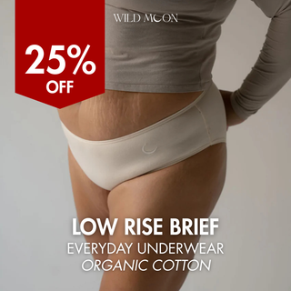 EVERYDAY Low Rise Brief - Nude (Organic Cotton)
