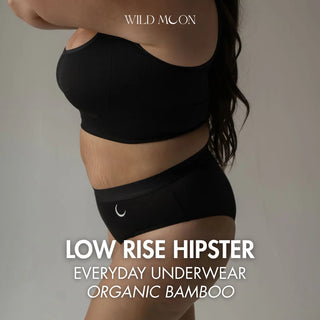 EVERYDAY Low Rise Hipster - Black (Organic Bamboo)