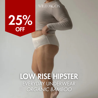 EVERYDAY Low Rise Hipster - Nude (Organic Bamboo)
