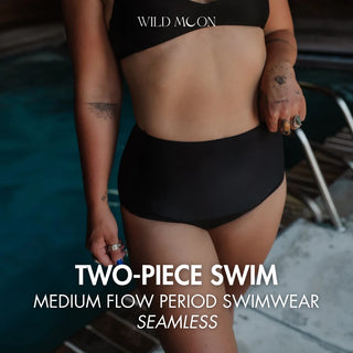 Two Piece Swimsuit Bottoms: Medium Flow