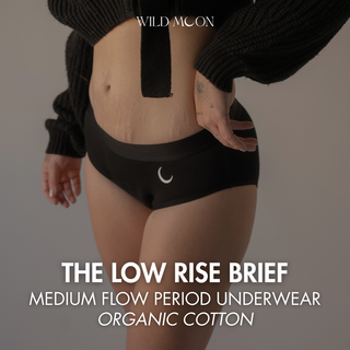 The Low Rise Brief: Medium Flow (Organic Cotton)
