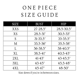 One-Piece Swimsuit: Medium Flow