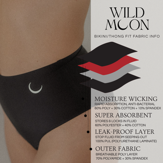 The High Waisted Bikini: Light Flow