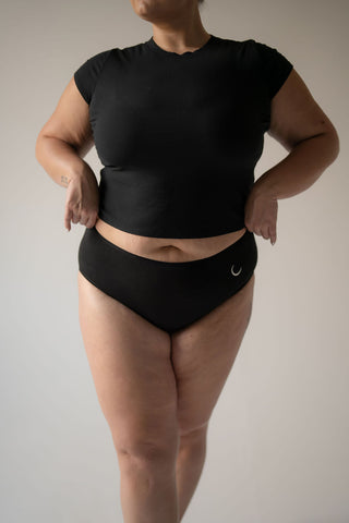 EVERYDAY Low Rise Brief - Black (Organic Cotton)