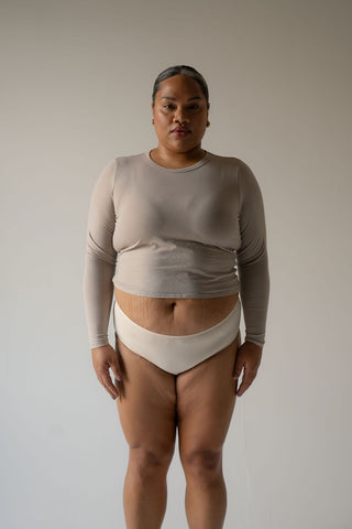 EVERYDAY Low Rise Brief - Nude (Organic Cotton)