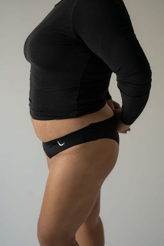 EVERYDAY Low Rise Bikini - Black (Seamless)