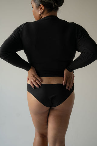 EVERYDAY Low Rise Bikini - Black (Seamless)