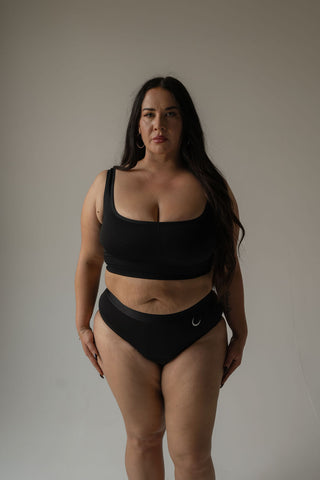 EVERYDAY Low Rise Hipster - Black (Organic Bamboo)