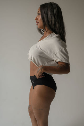 EVERYDAY Low Rise Hipster - Black (Organic Bamboo)