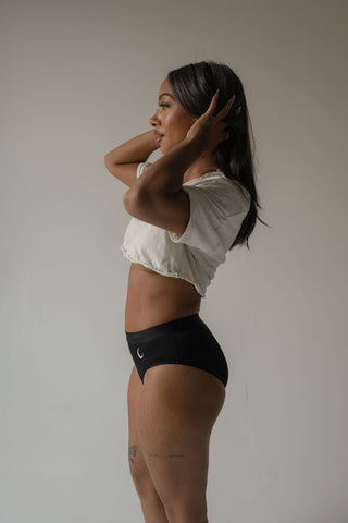 EVERYDAY Low Rise Hipster - Black (Organic Bamboo)