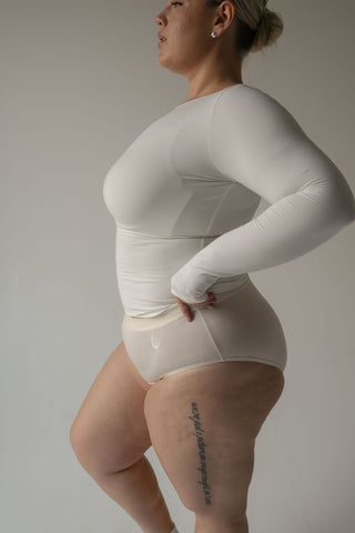 EVERYDAY Low Rise Hipster - Nude (Organic Bamboo)