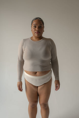 EVERYDAY Low Rise Hipster - Nude (Organic Bamboo)