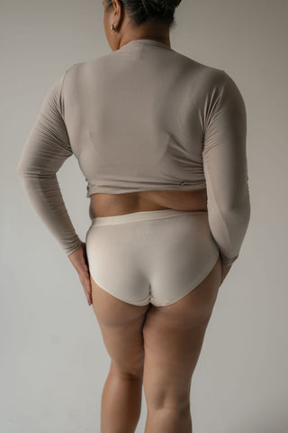 EVERYDAY Low Rise Hipster - Nude (Organic Bamboo)