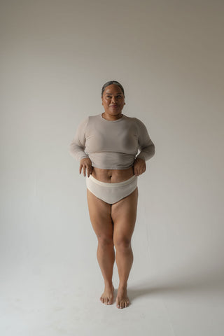 EVERYDAY Low Rise Hipster - Nude (Organic Bamboo)