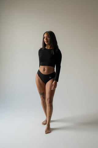 EVERYDAY Low Rise Brief - Black (Organic Cotton)