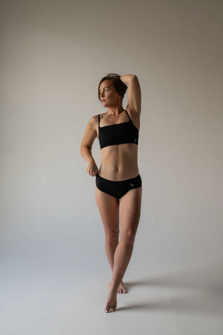 EVERYDAY Low Rise Brief - Black (Organic Cotton)