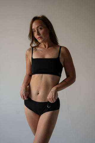 EVERYDAY Low Rise Brief - Black (Organic Cotton)