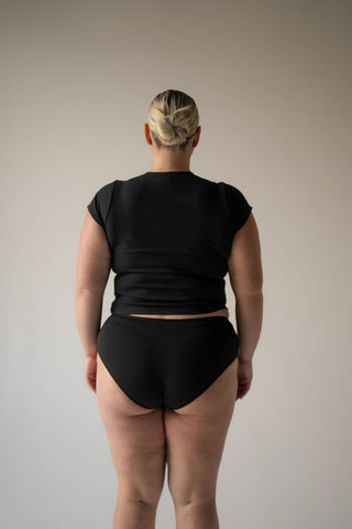 EVERYDAY Low Rise Brief - Black (Organic Cotton)