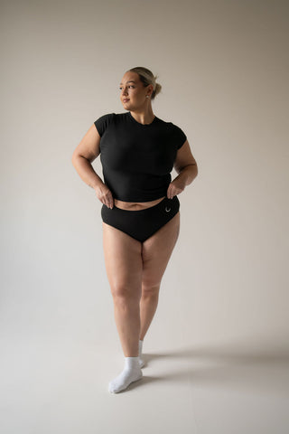 EVERYDAY Low Rise Brief - Black (Organic Cotton)